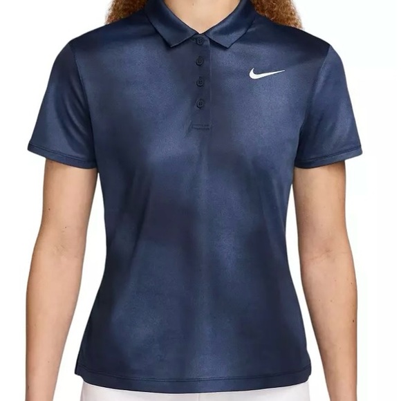 Women’s Nike Golf Victory Dri-Fit Print Polo Shirt Medium New With Tags - Picture 4 of 5